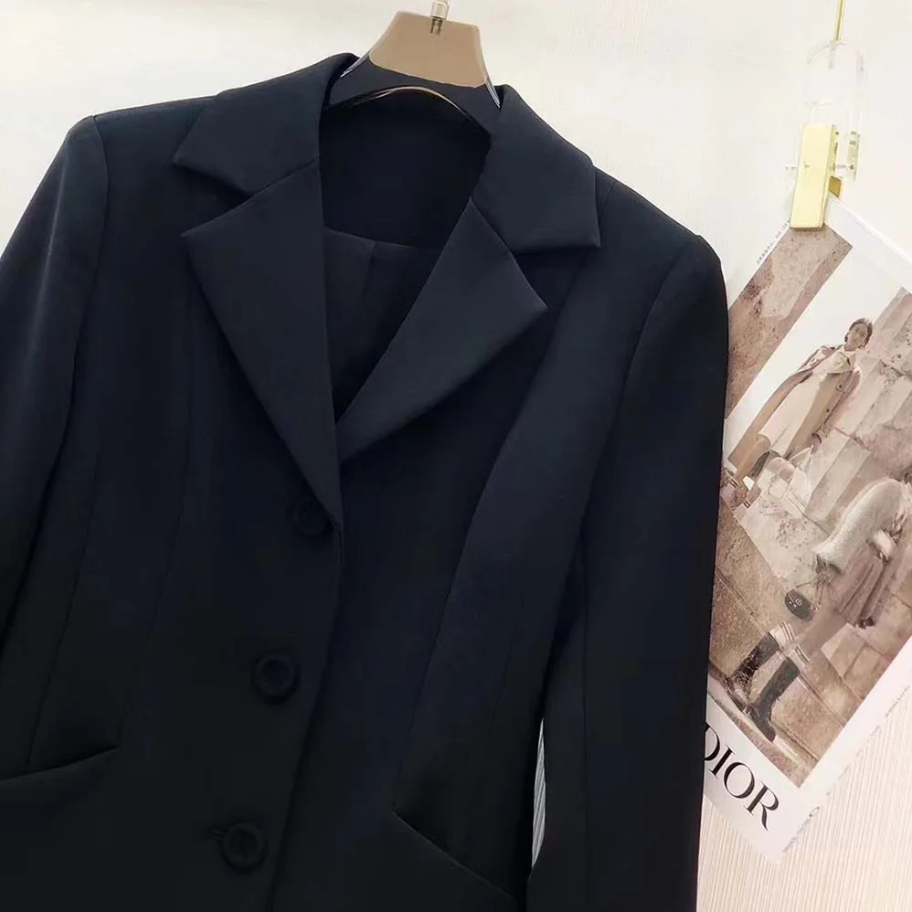 Dior 30 Montaigne Bar Jacke Black Single for Women in Breasted Wool and Silk Dior 30 Montaigne Bar Jacke Black Single for Women in Breasted Wool and Silk