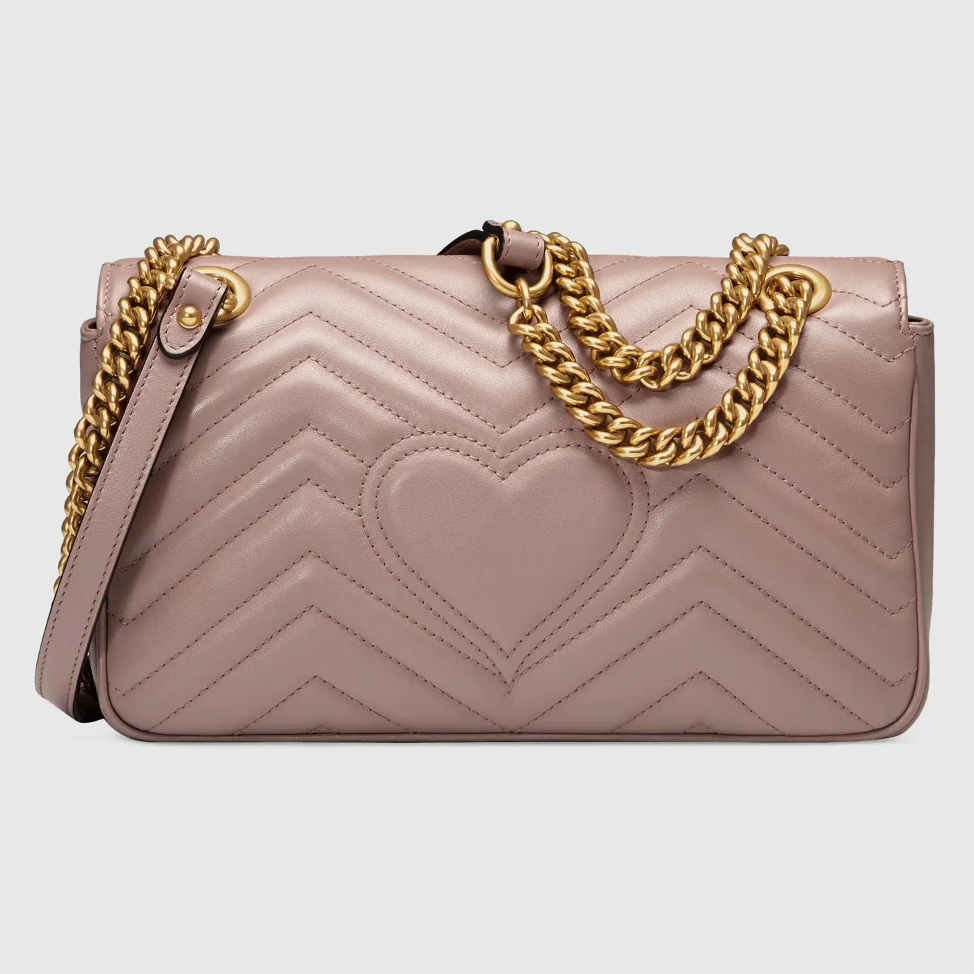 Marmont Small Matelassé Shoulder Bag Dusty Pink