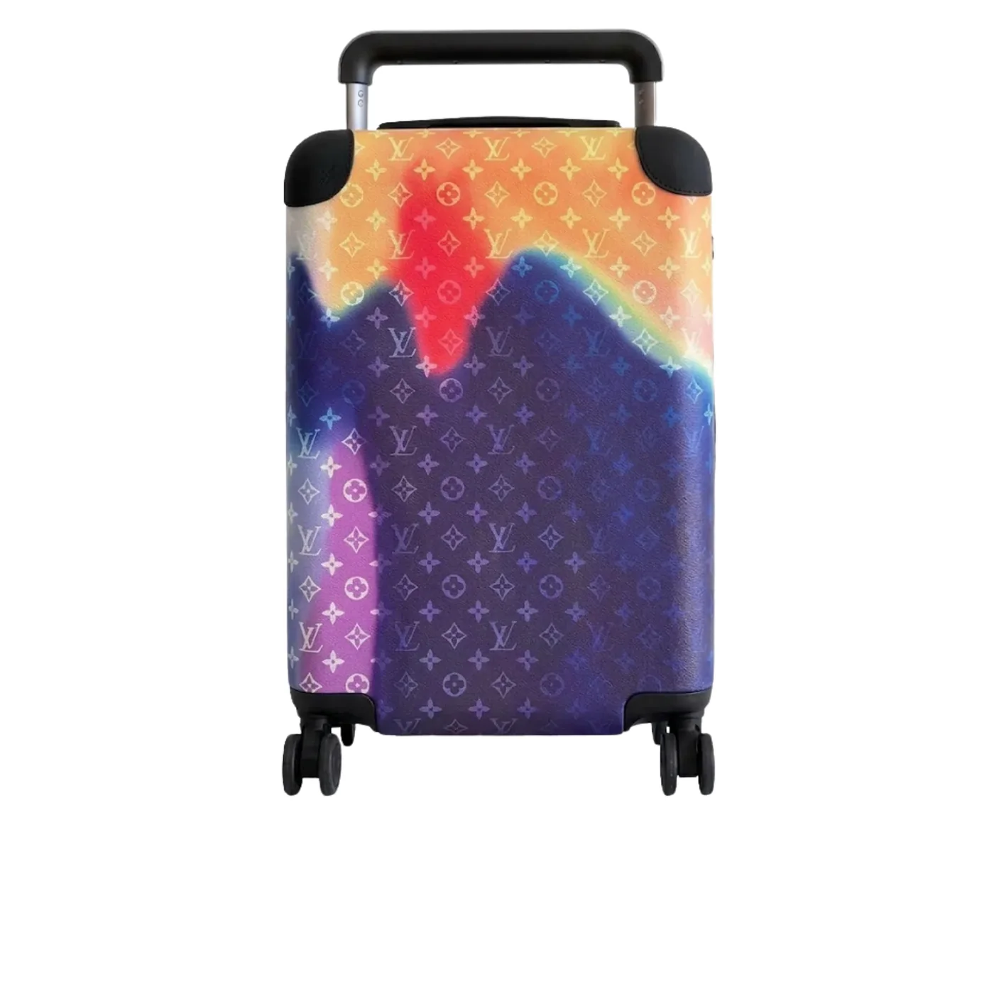 Louis Vuitton Horizon 55 Suitcase in Monogram Black Silver Hardware
