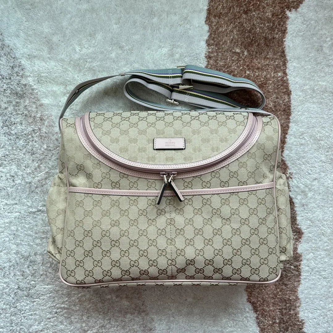 Gucci Original GG Baby Changing Bag Brown