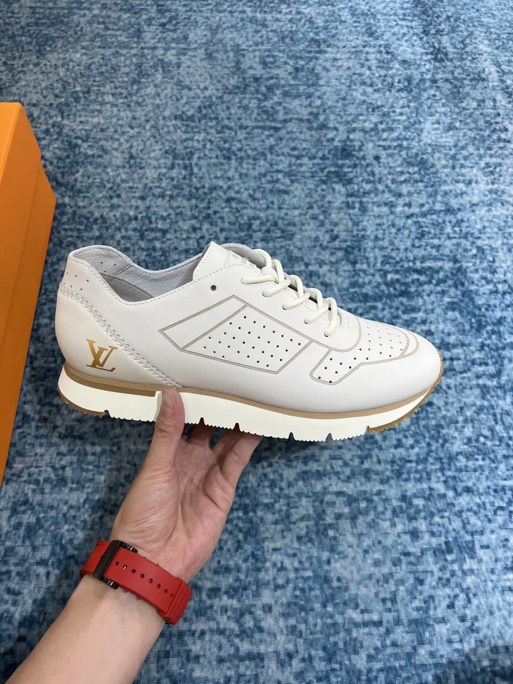 Louis Vuitton Formal Dimension High Derby Rubber White
