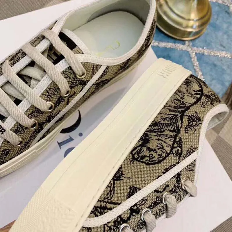Dior Walk'n'Dior Sneaker Embroidered With Toile De Jouy for Women