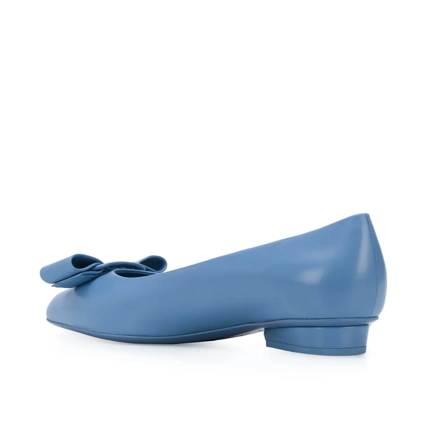 Ferragamo Viva Ballet Flats Blue 01R252 Ferragamo Viva Ballet Flats Blue 01R252