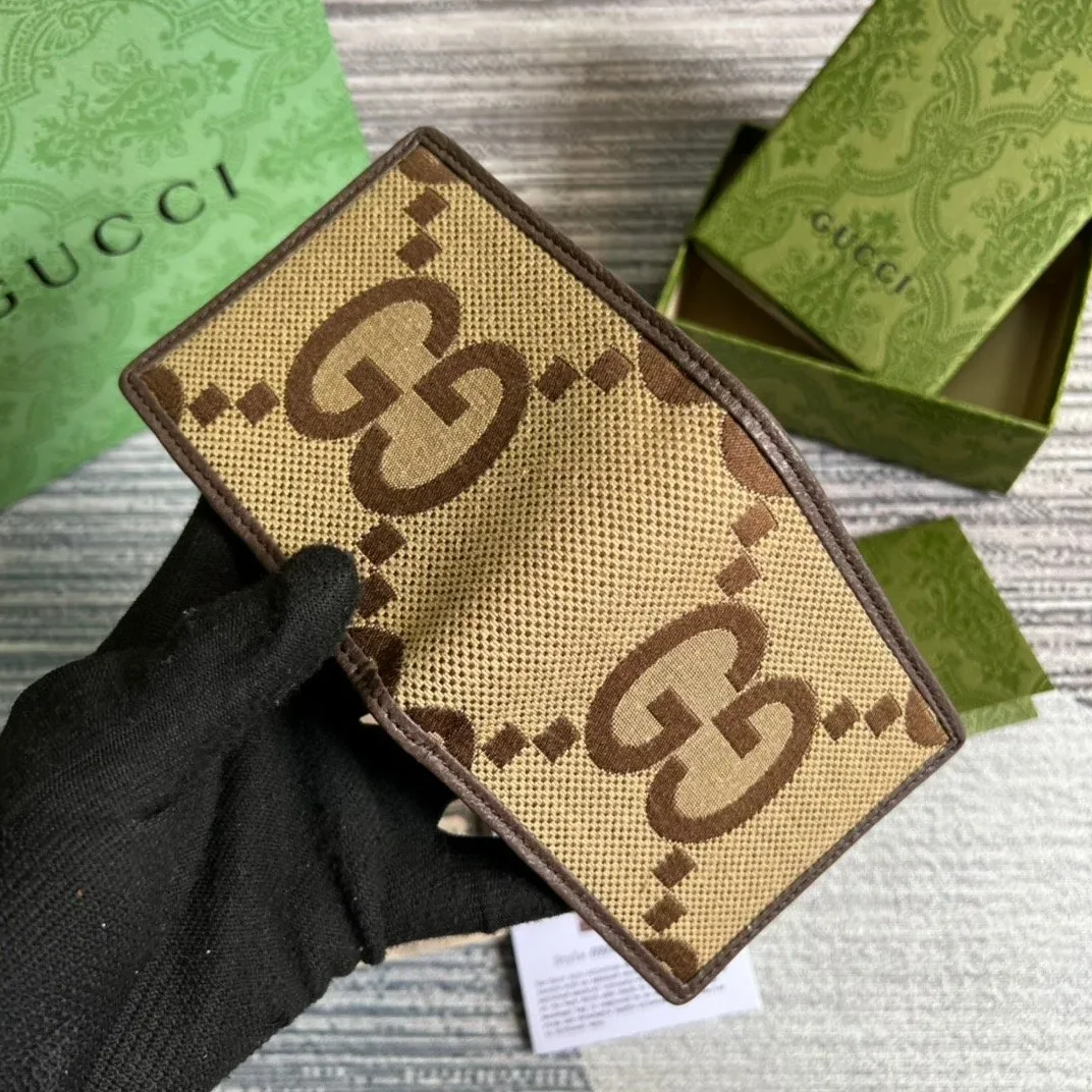 Gucci Jumbo GG Wallet Brown / Gucci Jumbo GG Wallet Brown /