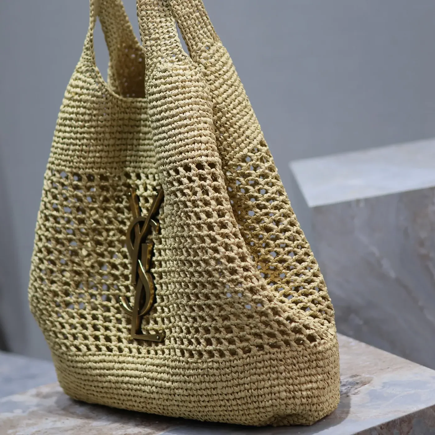 Saint Laurent YSL Icare in Raffia for Women Saint Laurent YSL Icare in Raffia for Women
