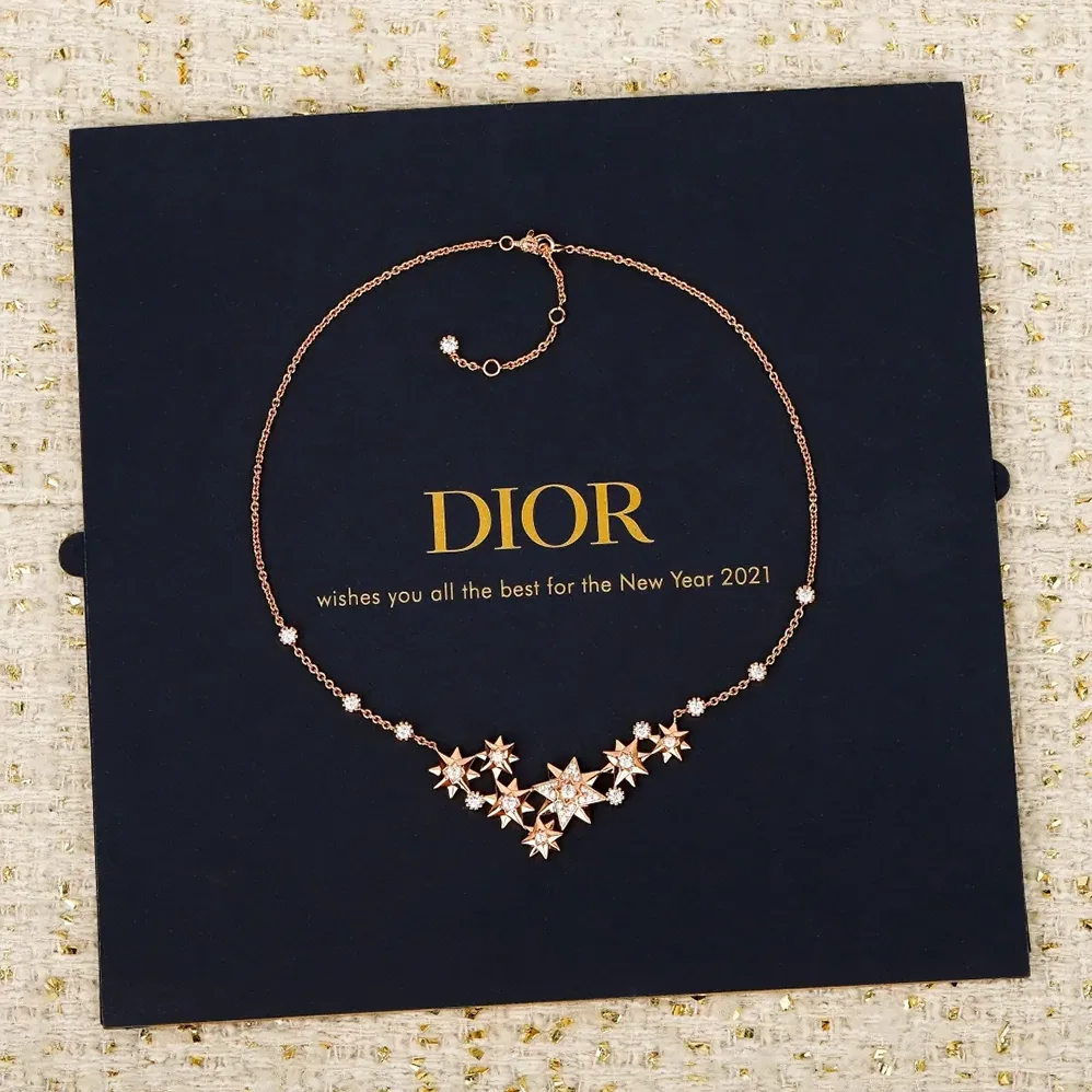 Dior Étoile des Vents Necklace Pink Gold and Diamonds for Women Dior Étoile des Vents Necklace Pink Gold and Diamonds for Women