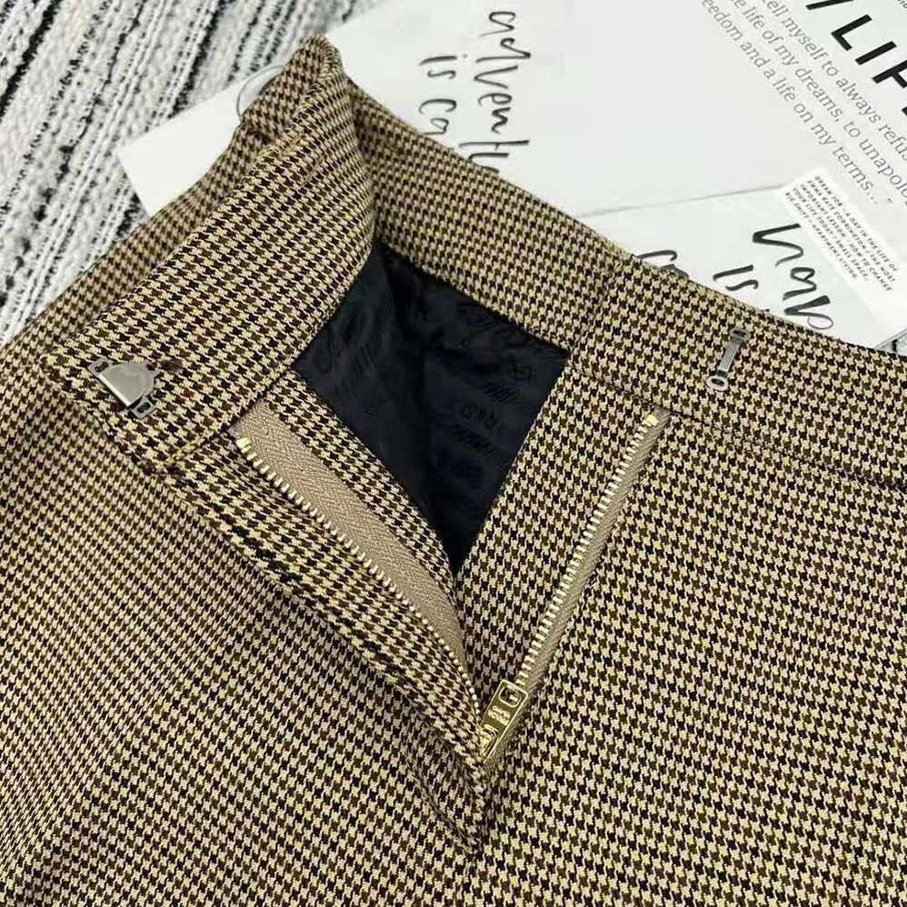 Prada Houndstooth Check Shorts for Women Prada Houndstooth Check Shorts for Women
