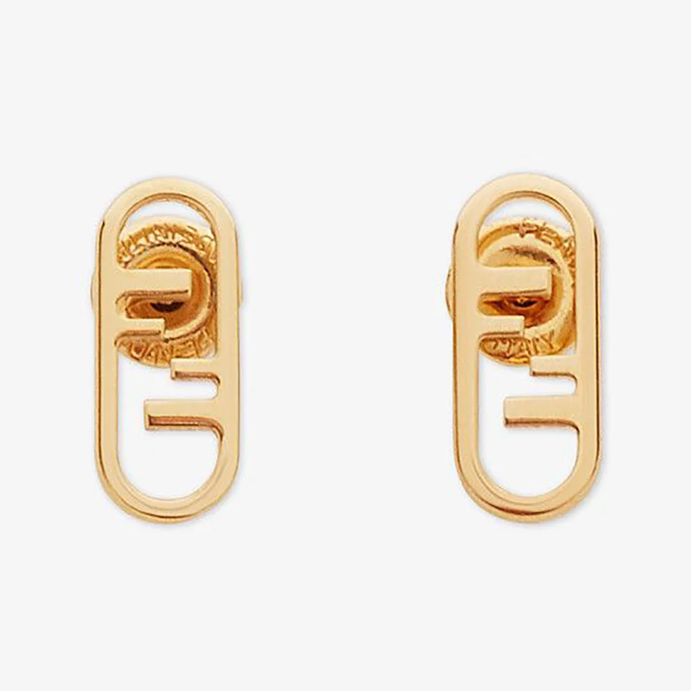 Fendi O'lock Earrings-Gold for Women in Colored