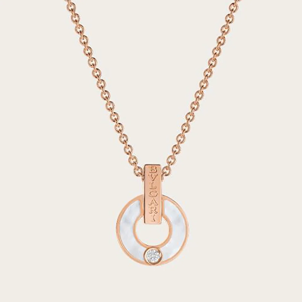 Bvlgari Bvlgari Necklace Ircular Motif has Evolved Into a Fresh Openwork Design Bvlgari Bvlgari Necklace Ircular Motif has Evolved Into a Fresh Openwork Design