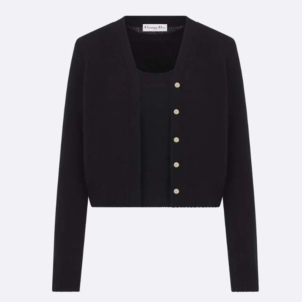 Dior Twin for Women in set Black Cashmere Knit Dior Twin for Women in set Black Cashmere Knit