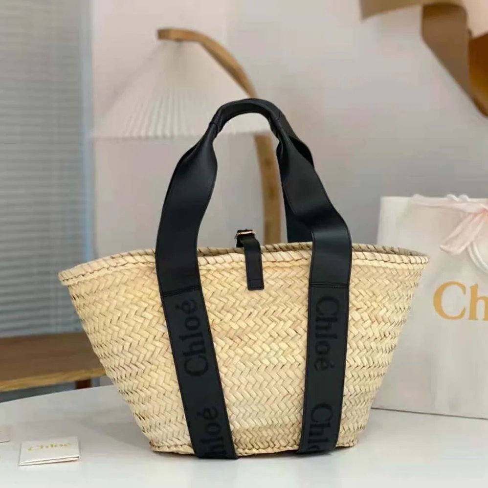 Chloe Sense Medium Basket for Women in Black