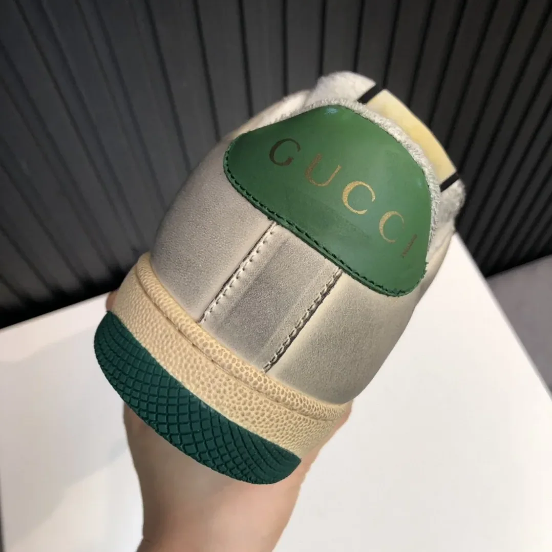 Gucci GG Screener Distressed Green Orange for Women Gucci GG Screener Distressed Green Orange for Women