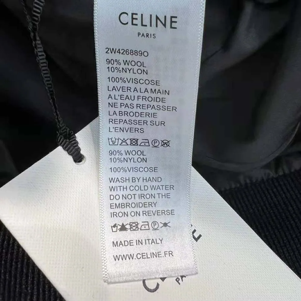 Celine Double for Women in Faced Cashmere Teddy Jacket