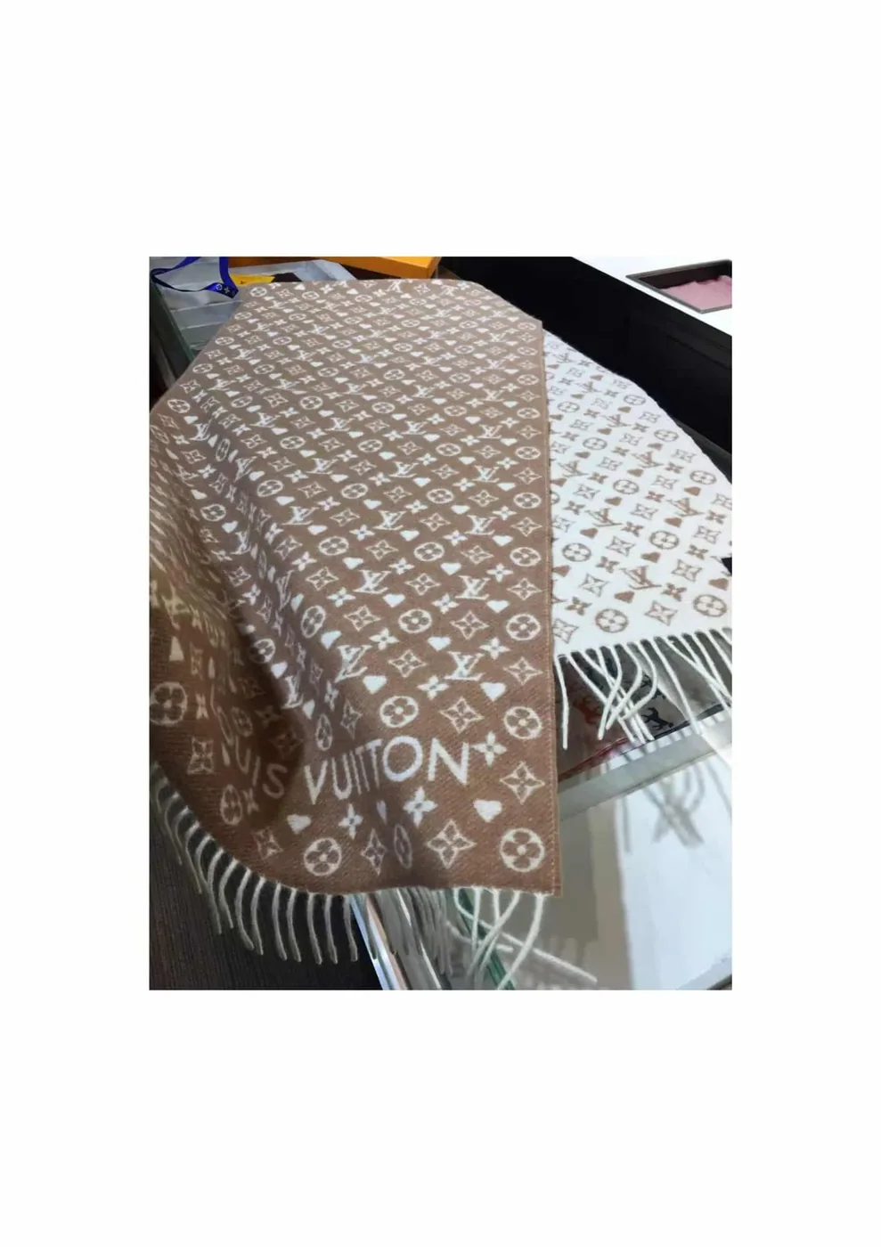 Louis Vuitton Game On Scarf Brown Louis Vuitton Game On Scarf Brown