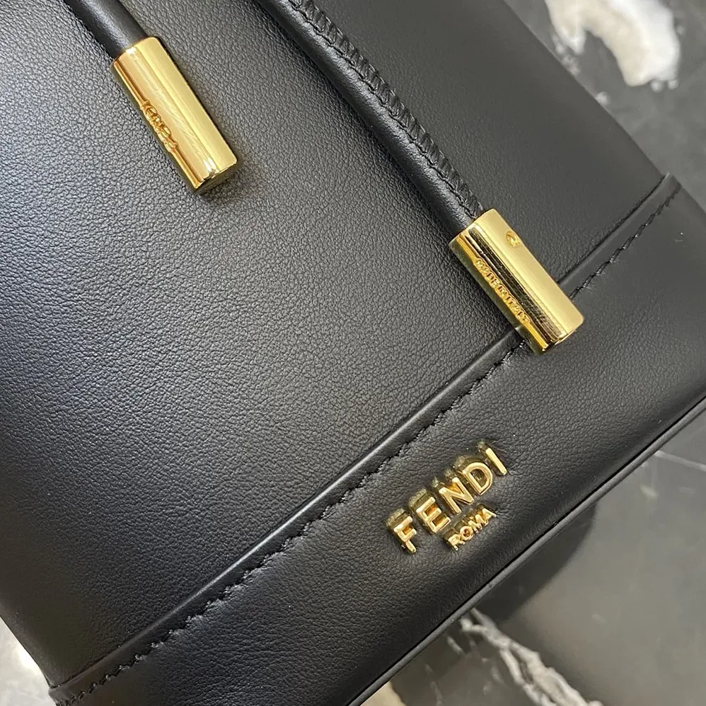 Fendi Mon Tresor Black Leather Mini for Women in bag Fendi Mon Tresor Black Leather Mini for Women in bag