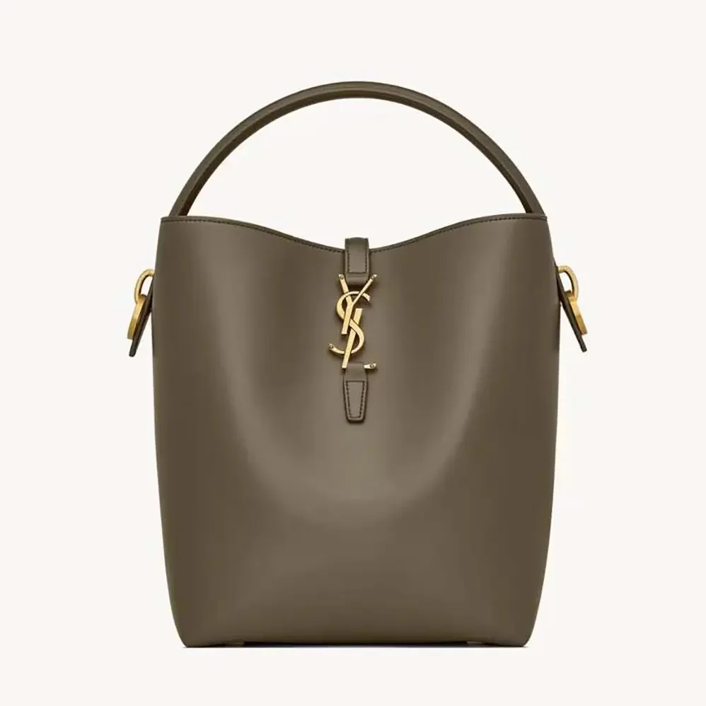 Saint Laurent YSL Le 37 in Shiny Leather for Women in Dark Green Saint Laurent YSL Le 37 in Shiny Leather for Women in Dark Green