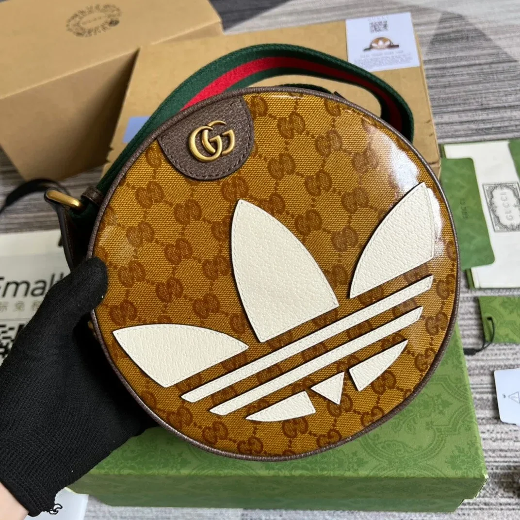 Gucci x Adidas Ophidia Small Shoulder Bag Brown Gucci x Adidas Ophidia Small Shoulder Bag Brown
