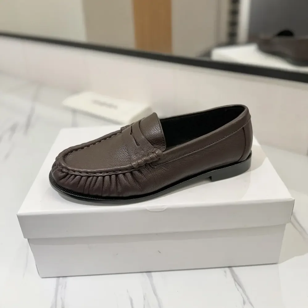 Saint Laurent YSL Le Loafer Supple in Matte Leather for Unisex