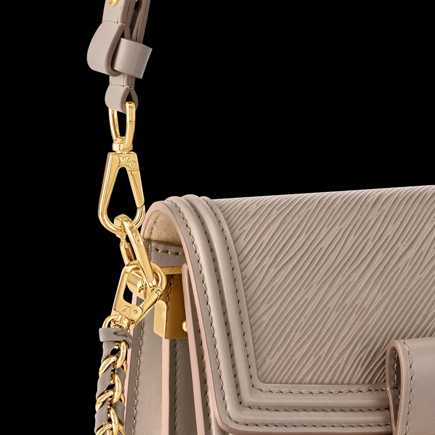 Louis Vuitton Mini Dauphine Brown Bag - 7.9 Inches / Louis Vuitton Mini Dauphine Brown Bag - 7.9 Inches /