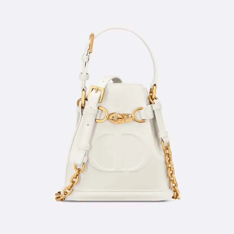 Dior Small C'est Dior Bag Latte CD for Women in Embossed Calfskin