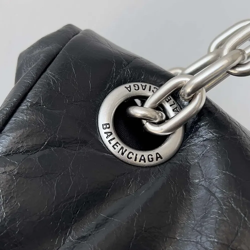 Balenciaga Monaco Large Chain Bag for Women in Black Balenciaga Monaco Large Chain Bag for Women in Black