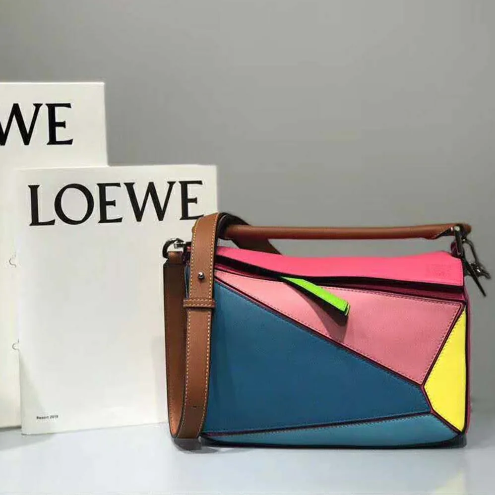 Loewe Puzzle Small Bag Multicolor for Women Loewe Puzzle Small Bag Multicolor for Women