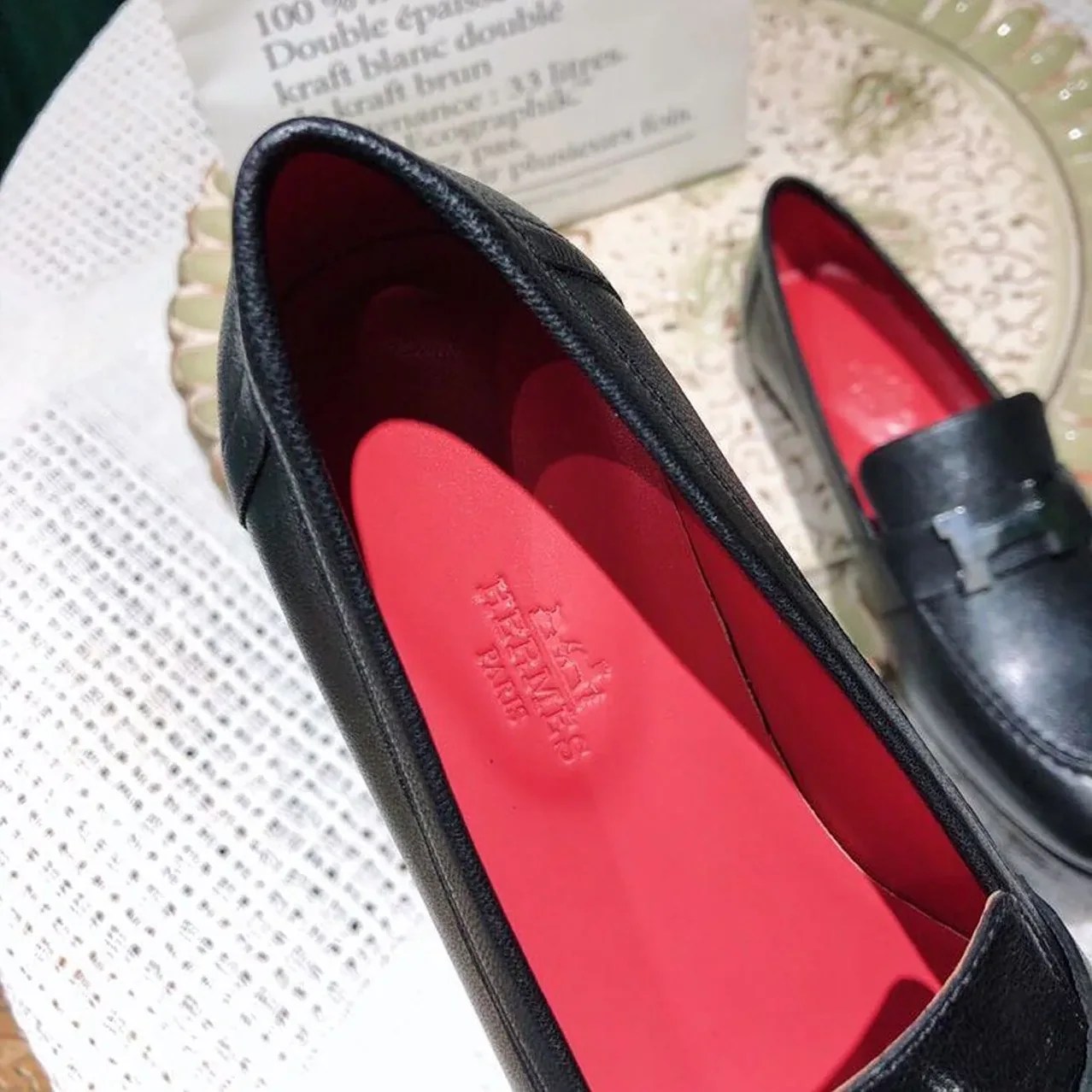 Hermes Dalhia Loafers Black Hermes Dalhia Loafers Black
