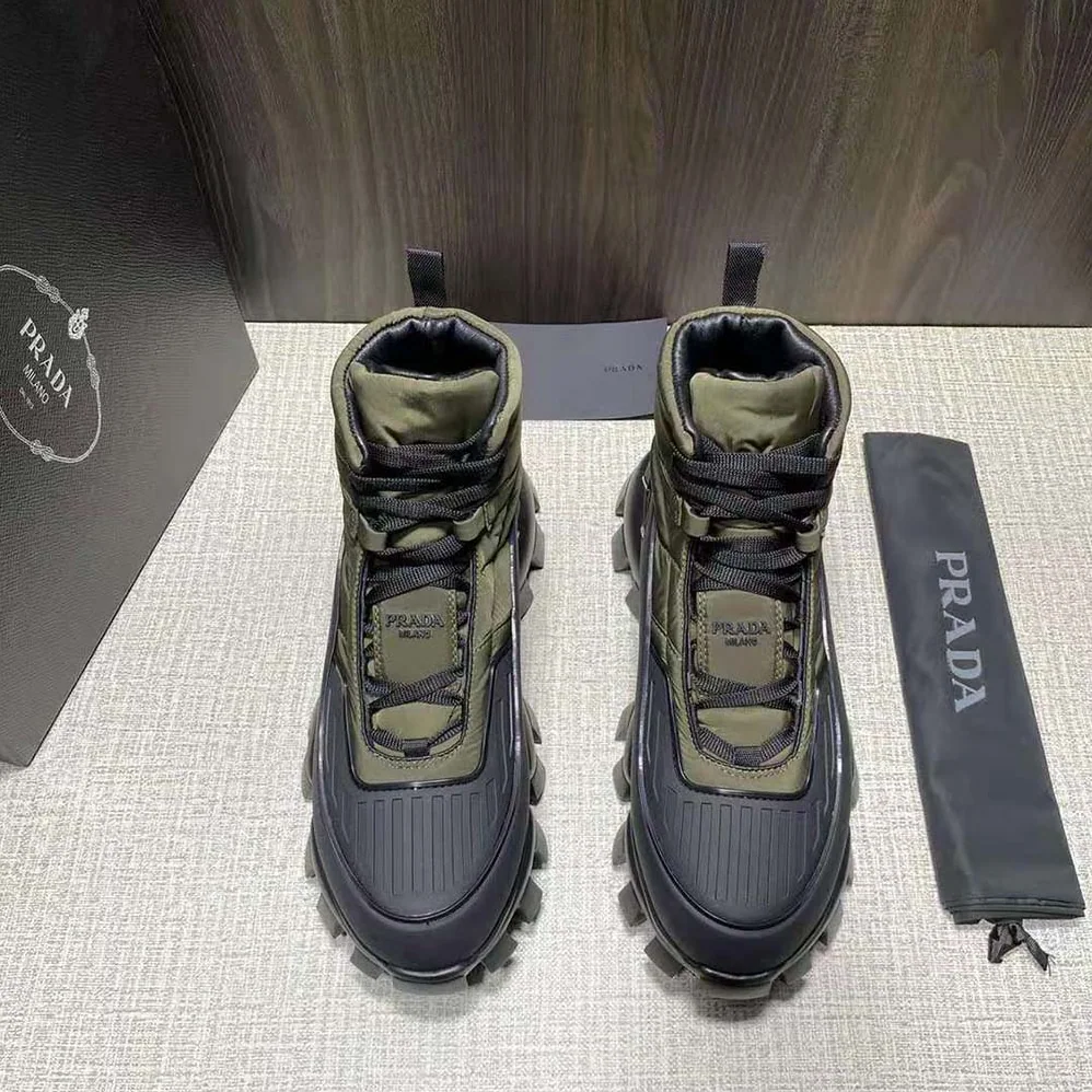 Prada Cloudbust Thunder Sneakers for Women in Dark Green Prada Cloudbust Thunder Sneakers for Women in Dark Green