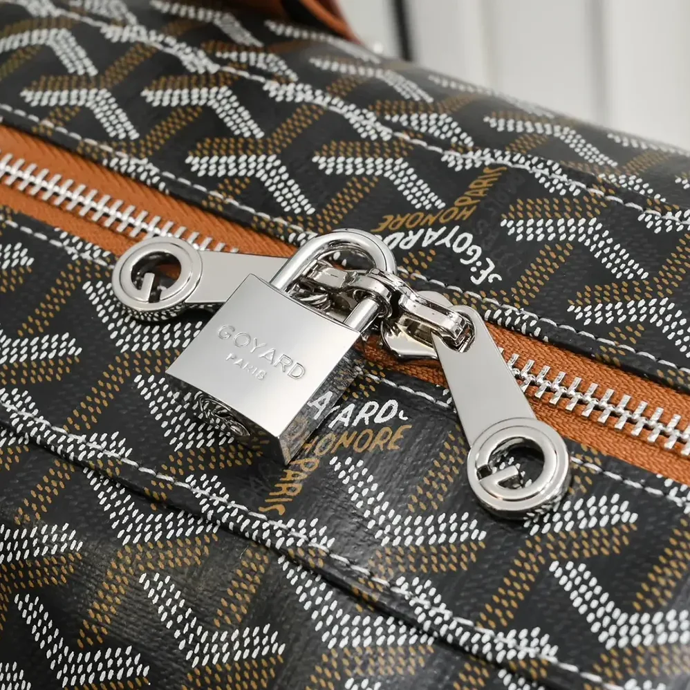 Goyard Boston 50 Bag for Unisex in Brown