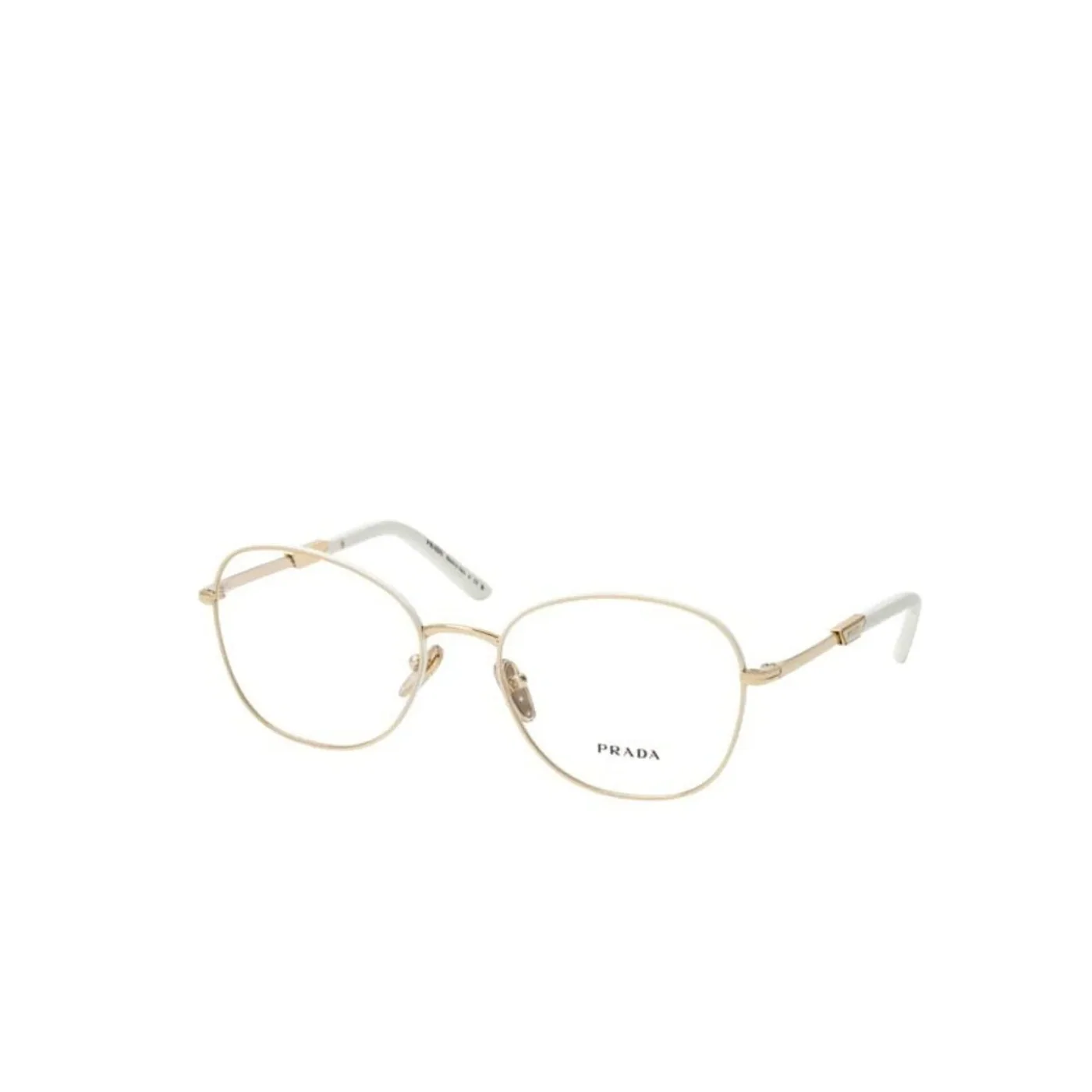 Prada Round Glasses Gold