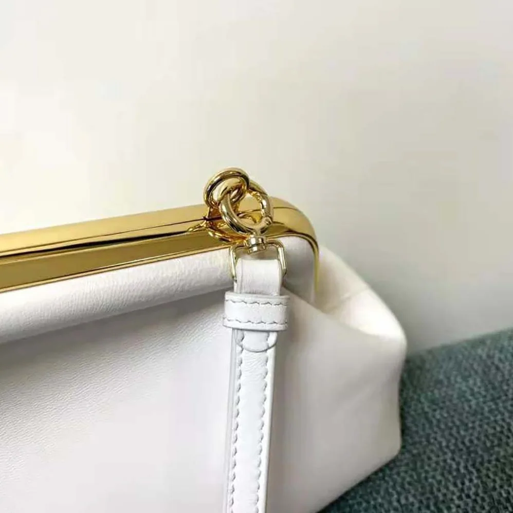 Fendi First Small White Leather Bag for Women