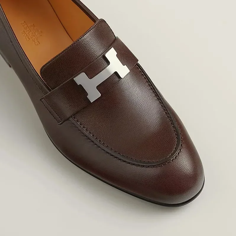 Hermes Paris Loafers Brown Hermes Paris Loafers Brown