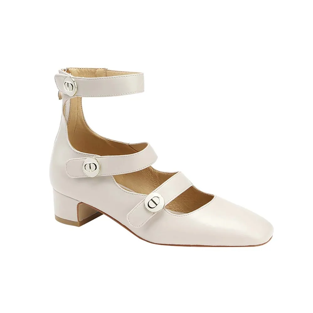 Dior D-Doll Pump White Shiny Calfskin for Women