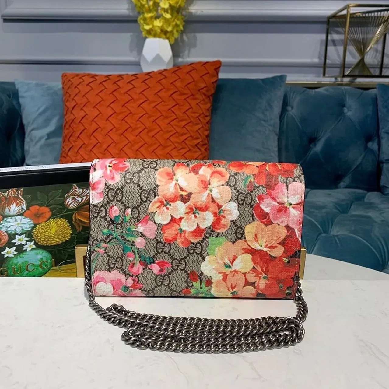 Gucci Floral WOC Dionysus Shoulder Bag Multicolor /