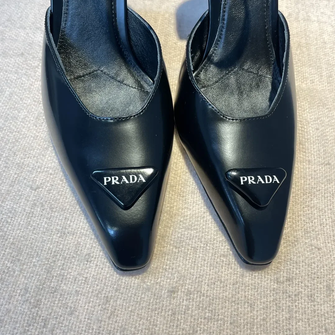 Prada Brushed Pumps Black / 1I982M_055_F0002_F_A095