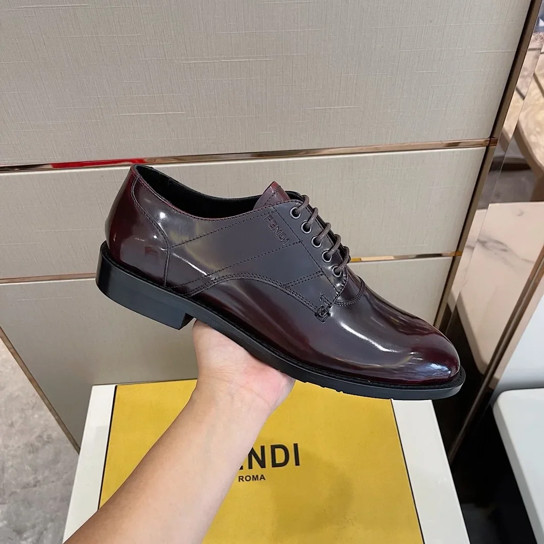 Fendi Force Dark Brown Shoes
