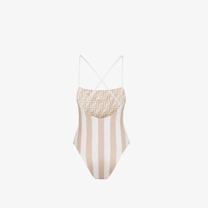 Fendi Reversible Swimsuit Beige FXBA27AQBYF1P2V Fendi Reversible Swimsuit Beige FXBA27AQBYF1P2V