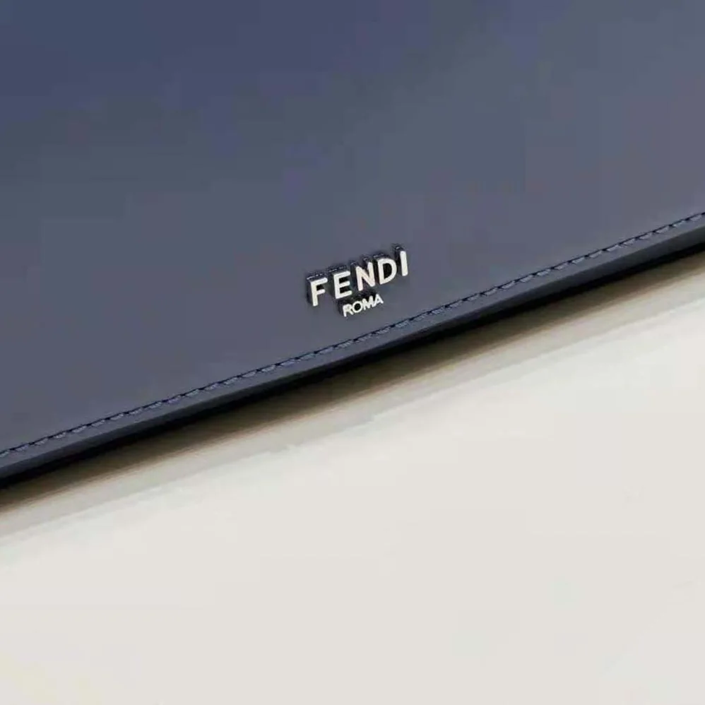 Fendi First Sight Blue Leather Mini Bag for Women Fendi First Sight Blue Leather Mini Bag for Women