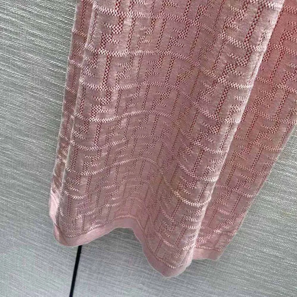 Fendi Pink Viscose Dress with Made of Pink Viscose Yarn for Women