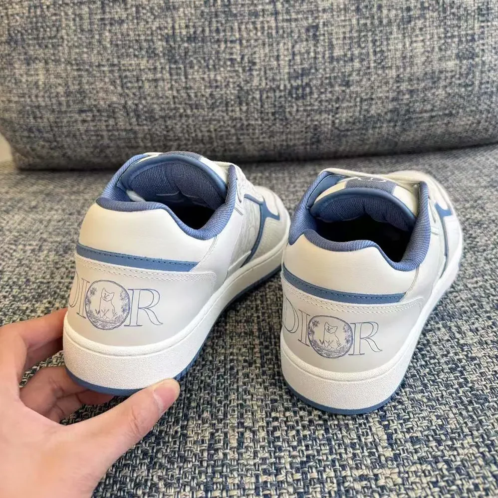 Dior Dior and Hylton Hel B27 Uptown Low-top Sneaker White and Blue for Unisex