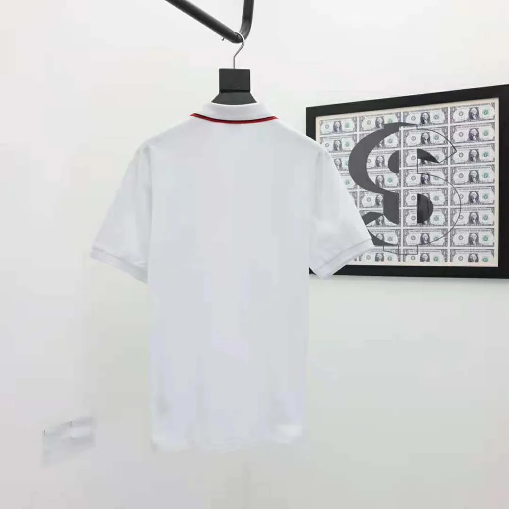Burberry Icon Stripe Placket Cotton Pique Polo Shirt for Men in White Burberry Icon Stripe Placket Cotton Pique Polo Shirt for Men in White