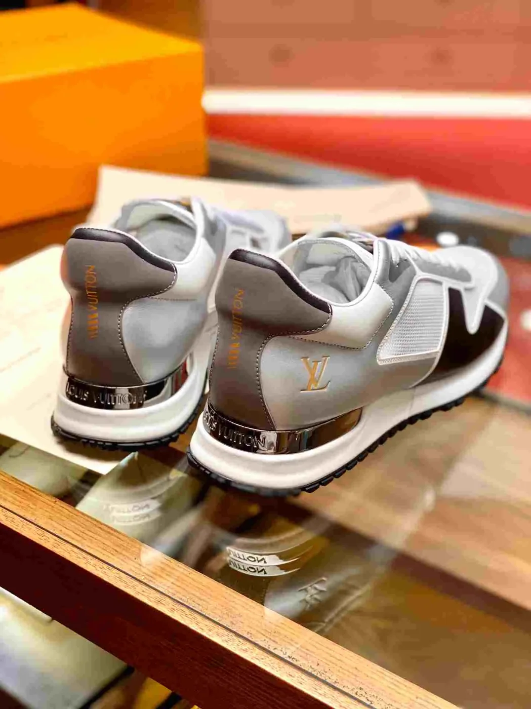 Louis Vuitton Run Away Sneaker Silver Louis Vuitton Run Away Sneaker Silver