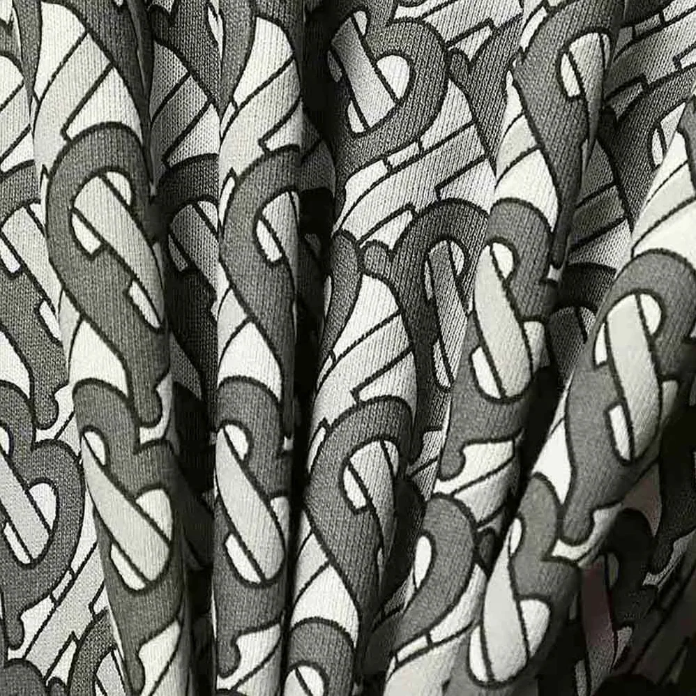 Burberry Monogram Print Cotton Sweatshirt for Women