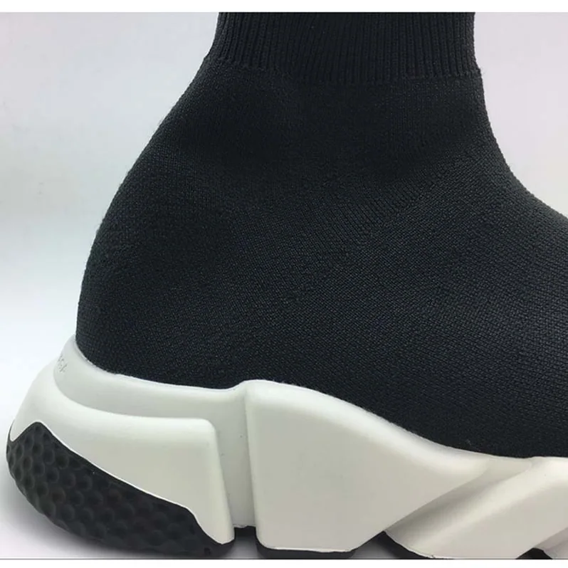 Balenciaga Stretch Mesh High Top Sneakers for Unisex in Black Balenciaga Stretch Mesh High Top Sneakers for Unisex in Black