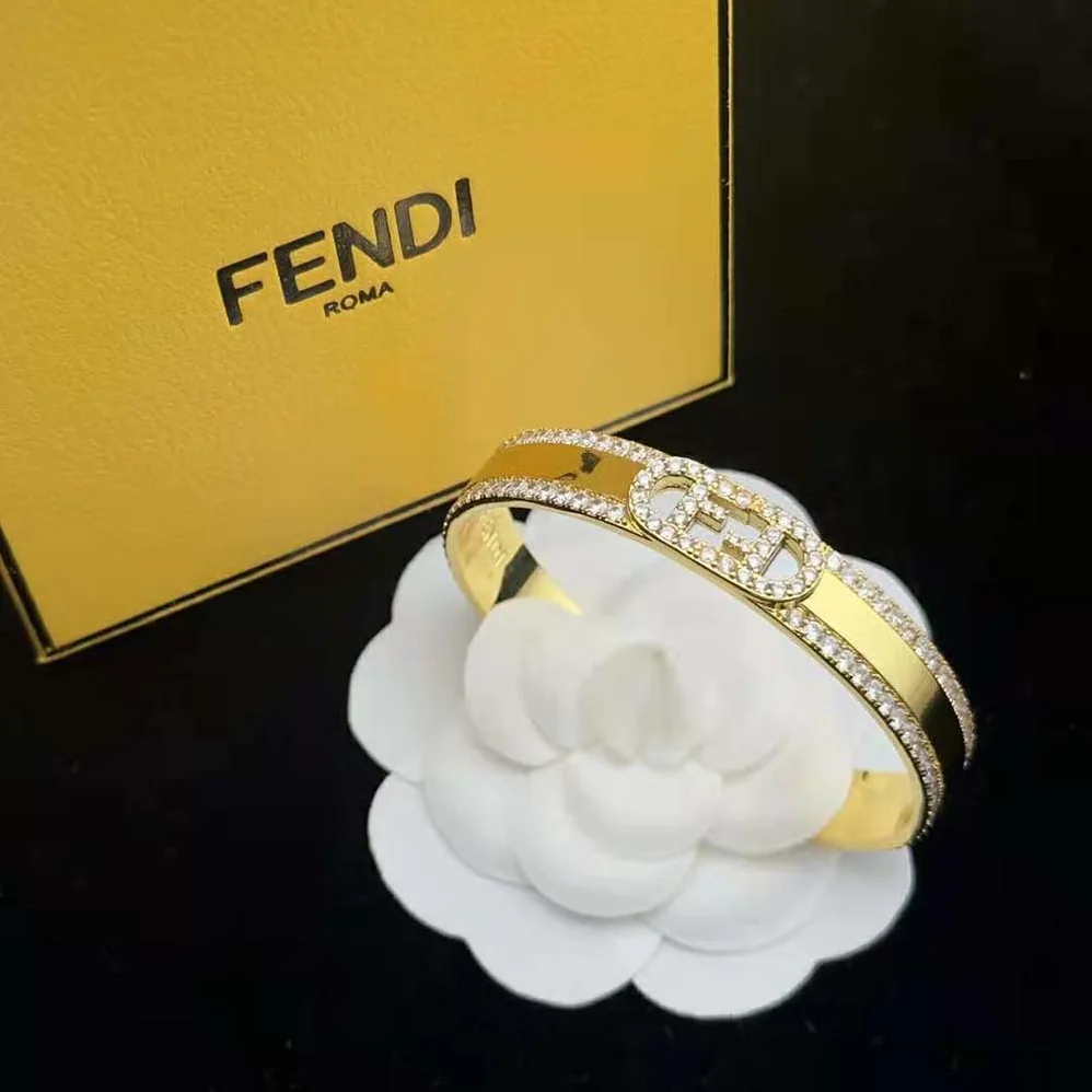 Fendi O'Lock Bracelet Gold for Women in colored
