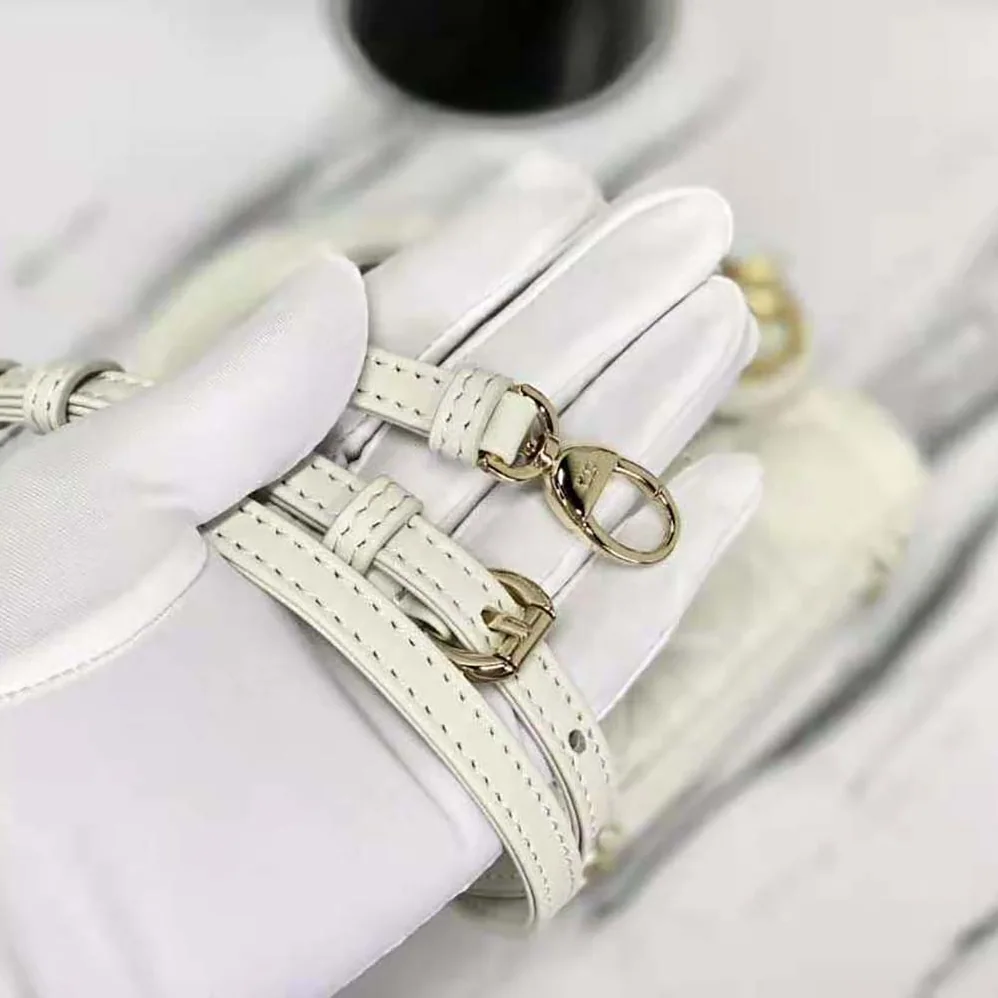 Dior Micro Lady Dior Bag Latte Cannage Lambskin for Women