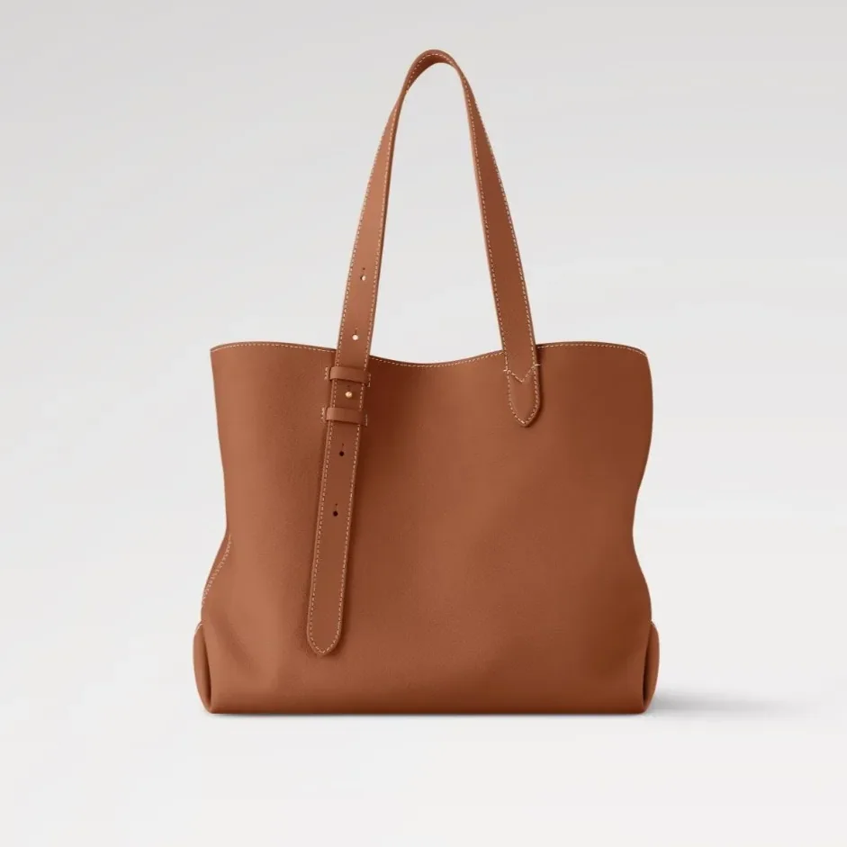 Louis Vuitton Low Key Cabas MM Bag Cognac Brown /