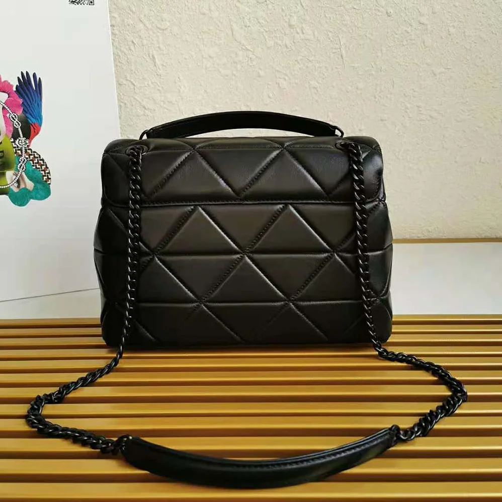 Prada Large Nappa Leather Prada Spectrum Bag for Women in Black Prada Large Nappa Leather Prada Spectrum Bag for Women in Black
