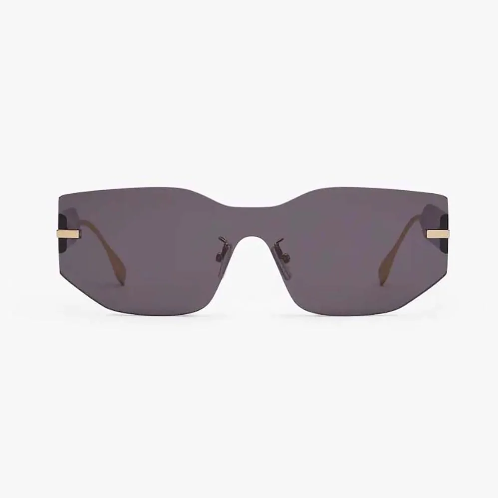 Fendi Fendigraphy Black Shield Sunglasses for Women Fendi Fendigraphy Black Shield Sunglasses for Women