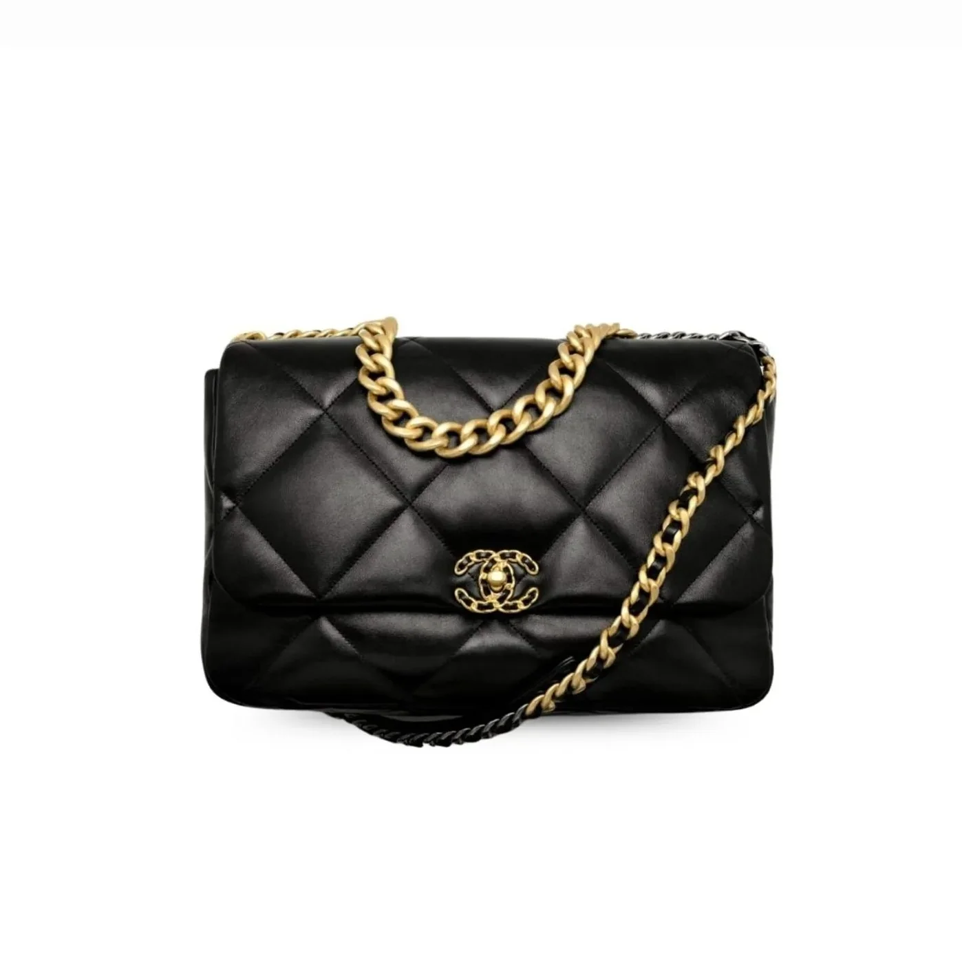 Chanel 19 Maxi Handbag Black Chanel 19 Maxi Handbag Black